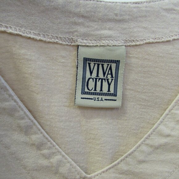 Vintage Viva City Beige Cats/Clothes Cotton Maxi Pockets XL - Picture 3 of 16